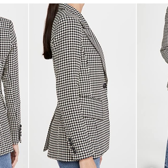 ***SOLD*** Smythe Lounge Houndstooth Blazer - Size 8 - NWT! - Picture 6 of 10